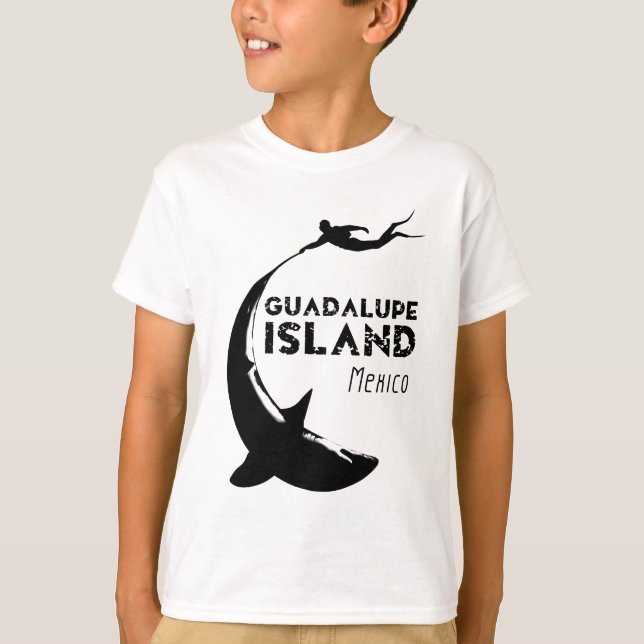 Camiseta Isla Guadalupe México | Buceo Scuba Con Tiburones