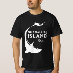 Camiseta Isla Guadalupe México Buceo Scuba Con Tiburones