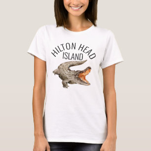 Camiseta Isla Hilton Head Carolina del Sur Cocodrilo