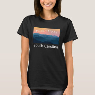 Camiseta Isla Hilton Head Carolina del Sur puesta de sol en