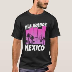 Camiseta Isla Holbox Beach México Vacaciones familiares de