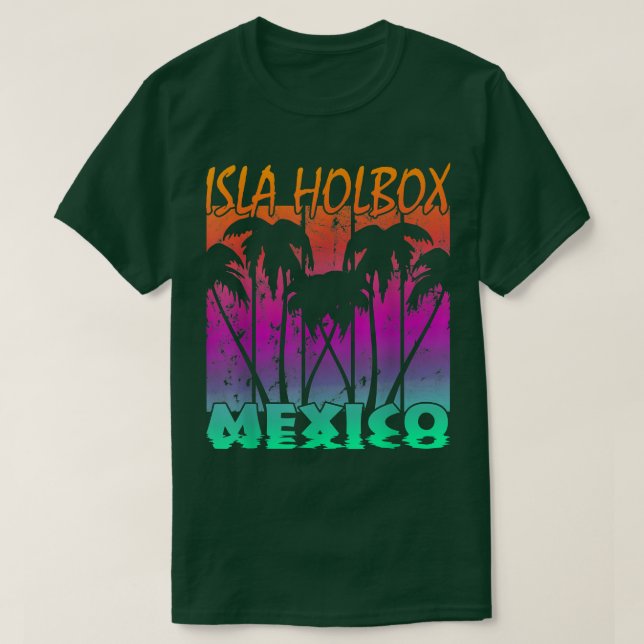Camiseta Isla Holbox Mexico  (Diseño del anverso)