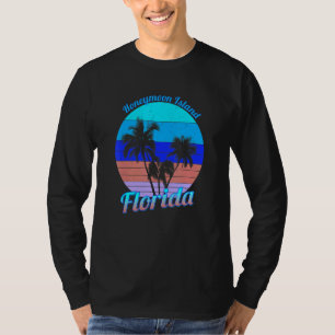 Camiseta Isla Honeymoon Florida Palmas Tropicales Retro