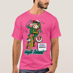 Camiseta Isla Jekyll Georgia Alligator Life Guard Funny
