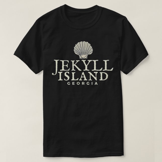 Camiseta Isla Jekyll, Georgia Ocean Shell  (Diseño del anverso)