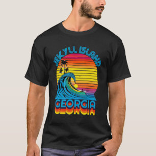 Camiseta Isla Jekyll Georgia Retro Langostinos Surf & Beach