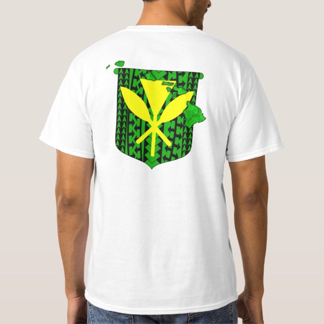 Camiseta Isla Kanaka tribal Maoli (Reverso)