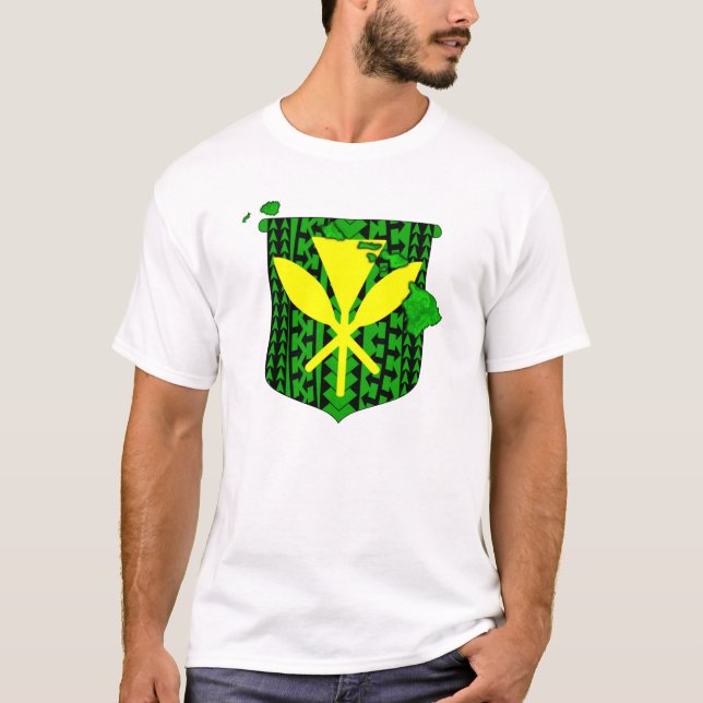 Camiseta Isla Kanaka tribal Maoli (Anverso)