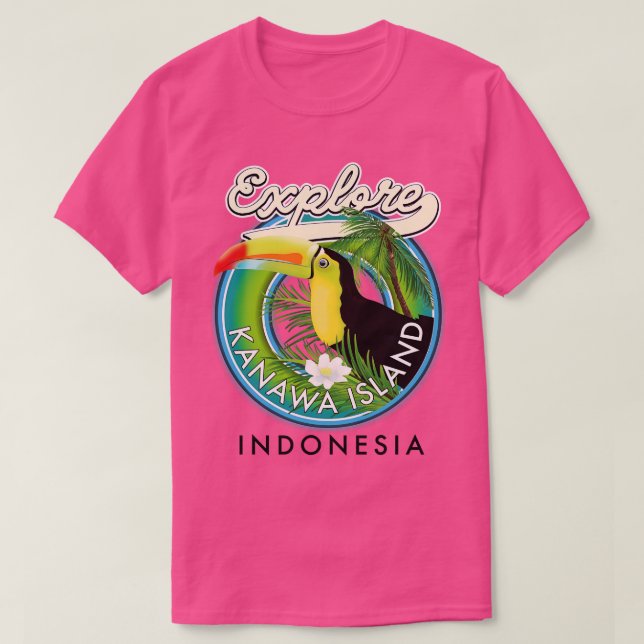 Camiseta Isla Kanawa Indonesia Toucan (Diseño del anverso)