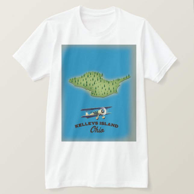 Camiseta Isla Kelleys Ohio (Anverso del diseño)