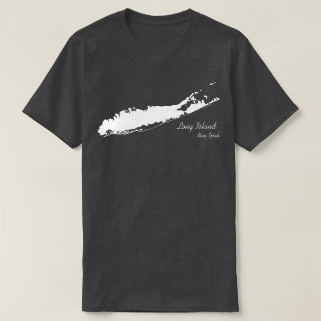Camiseta Isla Larga Nueva York (Diseño del anverso)