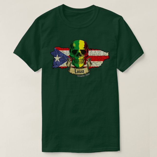 Camiseta Isla Loiza de Puerto Rico (Diseño del anverso)