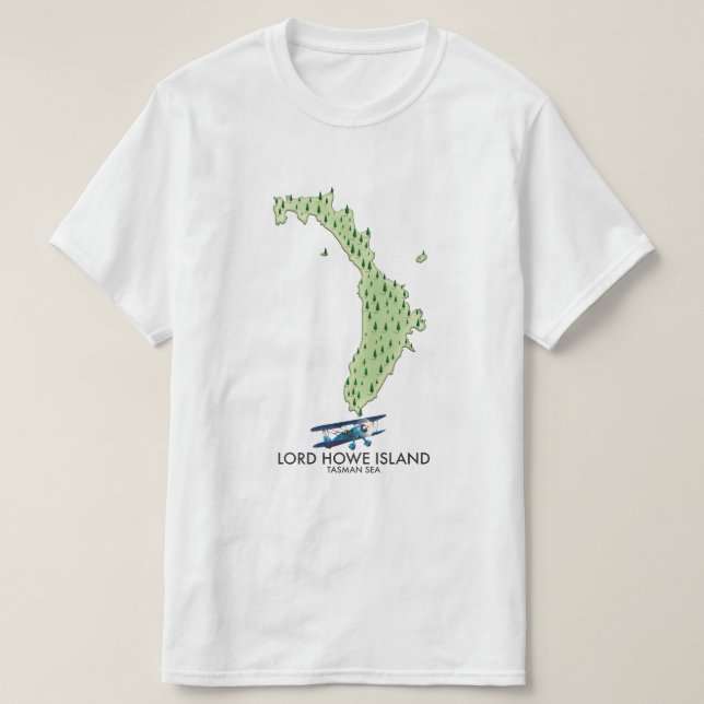 Camiseta Isla Lord Howe Mar Tasman (Diseño del anverso)