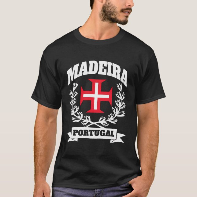Camiseta Isla Madeira Portugal Tema del Orgullo portugués G (Anverso)