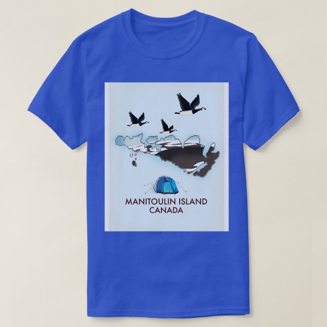 Camiseta Isla Manitoulin Canadá (Diseño del anverso)