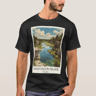 Camiseta Isla Manitoulin Ontario Isla de Agua Dulce Paisaje
