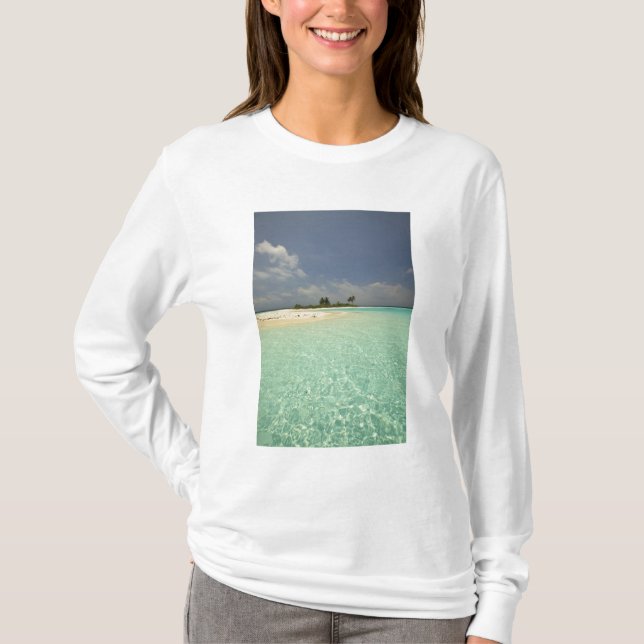 Camiseta Isla Mathidhoo, deshabitada, norte de Huvadhoo (Anverso)