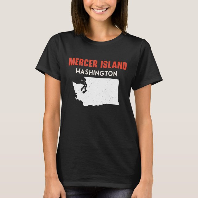 Camiseta Isla Mercer Washington Estados Unidos Estados Unid (Anverso)