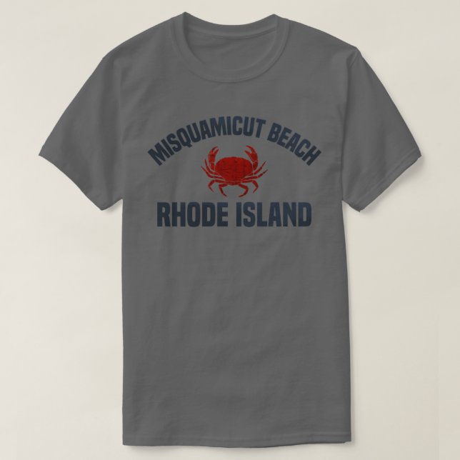 Camiseta Isla Misquamicut Beach RHODE (Diseño del anverso)