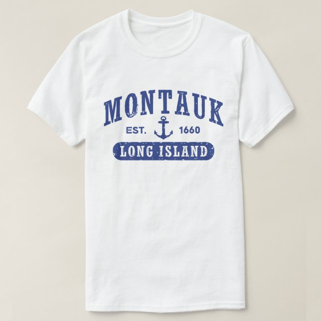 Camiseta Isla Montauk Long (Diseño del anverso)