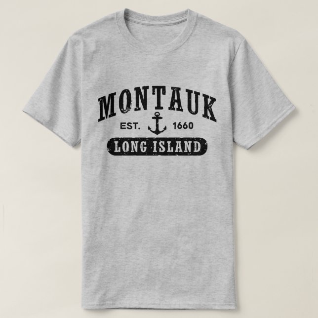 Camiseta Isla Montauk Long (Diseño del anverso)