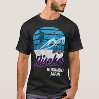 Camiseta Isla Niseko Hokkaido Estación de Esquí de Japón