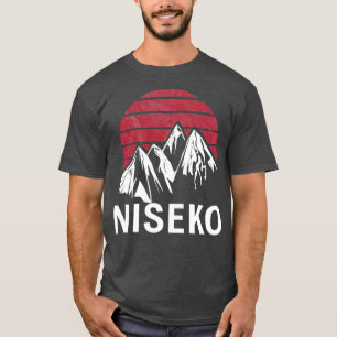 Camiseta Isla Niseko Hokkaido Japón Estación de esquí Bande