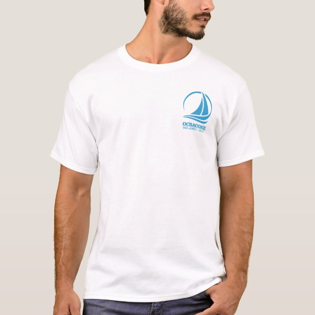 Camiseta Isla Ocracoke (sloop) (Anverso)