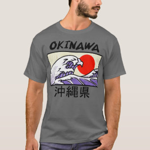 Camiseta Isla Okinawa Wave Beach de Japón