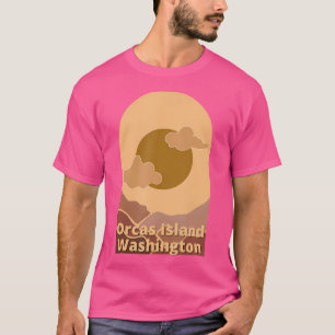 Camiseta Isla Orcas Montañas Wa Forest Senderismo Escalada