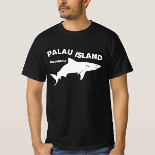 Camiseta Isla Palau Scuba Buceando Con Tiburones