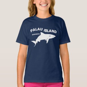 Camiseta Isla Palau Scuba Buceando Con Tiburones