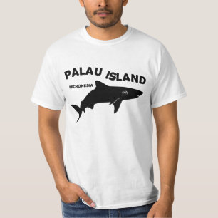 Camiseta Isla Palau Scuba Buceando Con Tiburones