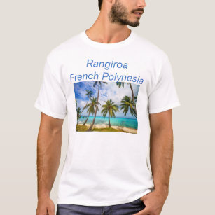 Camiseta Isla Paraíso Rangiroa Polinesia Francesa