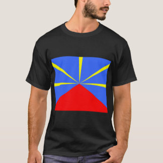 Camiseta Isla Reunión 974 Isla Reunión Drapeau Maveli