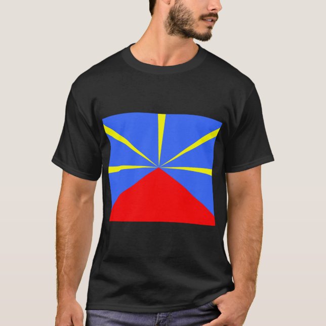 Camiseta Isla Reunión 974 Isla Reunión Drapeau Maveli (Anverso)