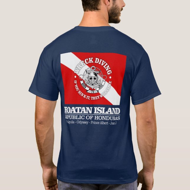 Camiseta Isla Roatan (Los mejores restos) (Reverso)