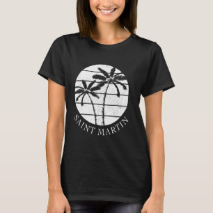 Camiseta Isla San Martín Caribe Vintage Souvenir 1