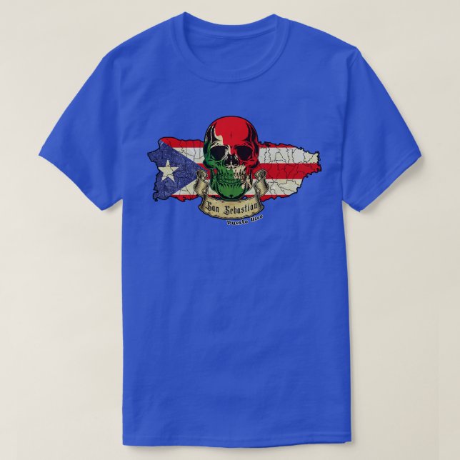 Camiseta Isla San Sebastián de Puerto Rico (Diseño del anverso)