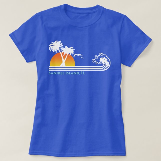 Camiseta Isla Sanibel FL (Diseño del anverso)