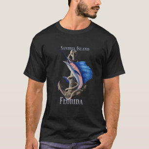 Camiseta Isla Sanibel Florida Pez Espada Marlin Océano Pesc
