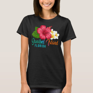 Camiseta Isla Sanibel Vacaciones Florida Hibiscus tropical