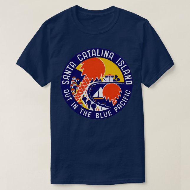 Camiseta Isla Santa Catalina 1935 (Diseño del anverso)