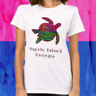 Camiseta Isla Sapelo Tortuga del Mar GA