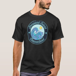 Camiseta Isla Sherwood Ct Connecticut Souvenir Nautical S