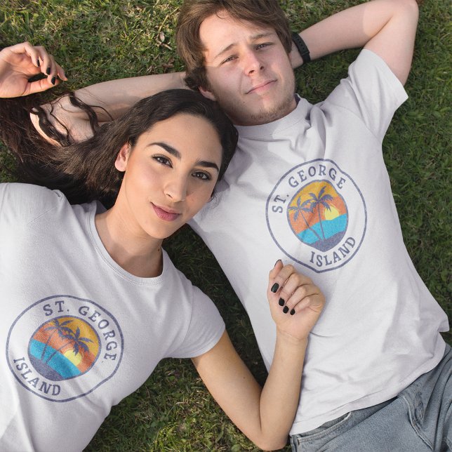Camiseta Isla St. George, Florida Faded Classic Style (Subido por el creador)
