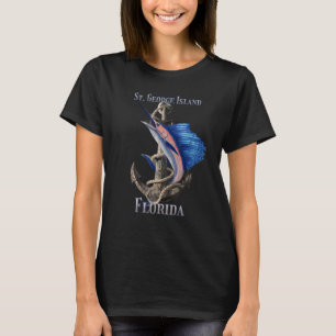 Camiseta Isla St George Florida Marlin Ocean Fi