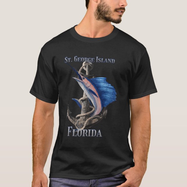 Camiseta Isla St George Florida Marlin Ocean Fi (Anverso)