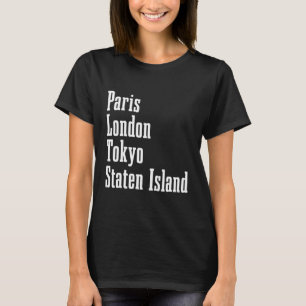 Camiseta Isla Staten Nueva York Retro Orgullo NY
