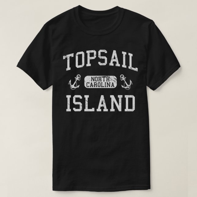 Camiseta Isla Topsail North olina TShirt (Diseño del anverso)